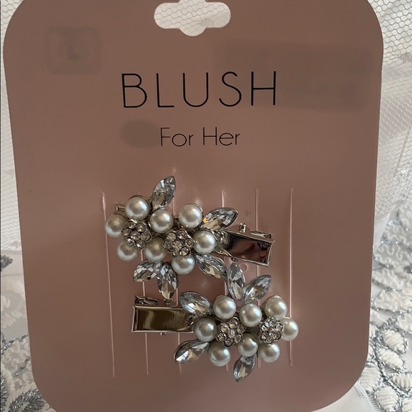 Hair pins pearl silver Bridal Weddings parties clips. New - Picture 3 of 8